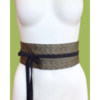 Wrapping Belt - Black/Gold
