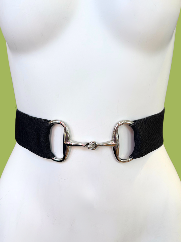 Ellan Kato Belt -Black with Silver Clasp