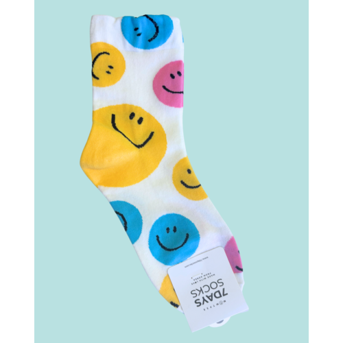 7 Days Smile Face Socks
