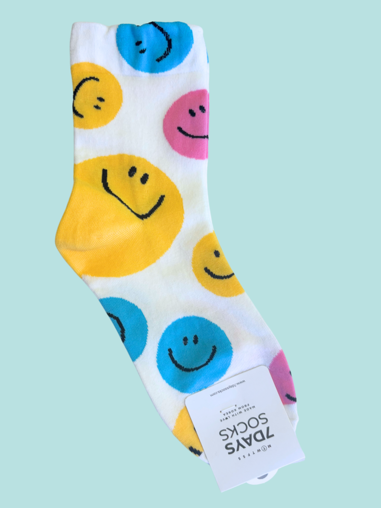 7 Days Smile Face Socks