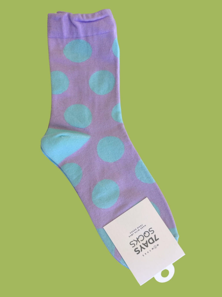 7 Days Peri Big Dot Socks