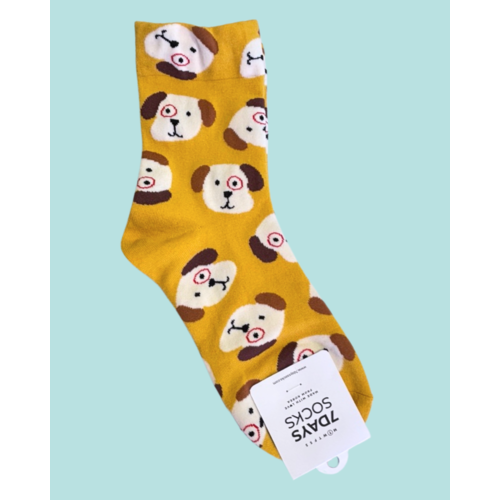 7 Days Bandit Pup Crew Socks