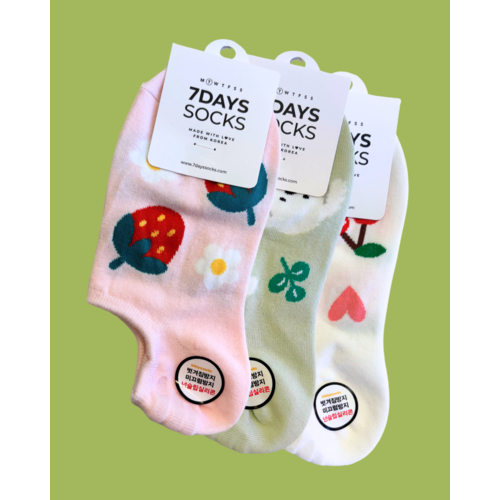 7 Days Cutie Footie Socks - Multiple 7 Days Cutie Footie Socks - Multiple