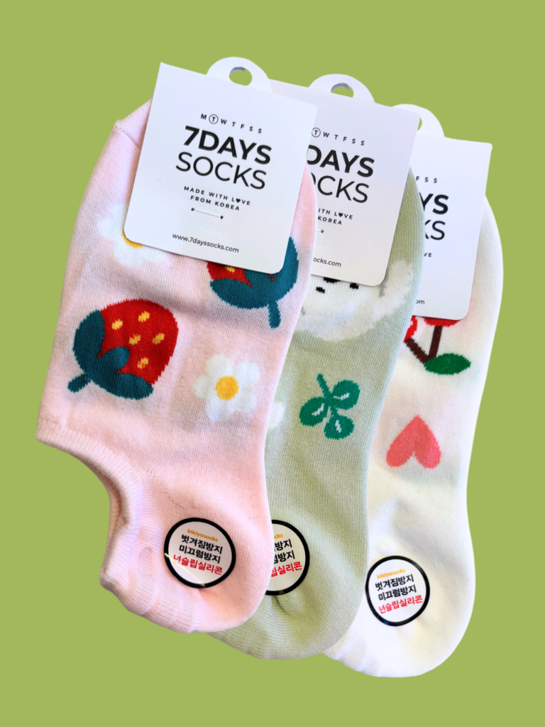 7 Days Cutie Footie Socks - Multiple