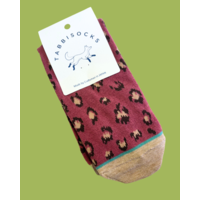 Organic Cotton Crew Socks - Dusty Rose