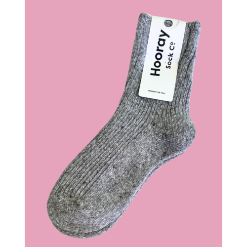 Hooray Cozel Sock - Light Grey Hooray Cozel Sock - Light Grey