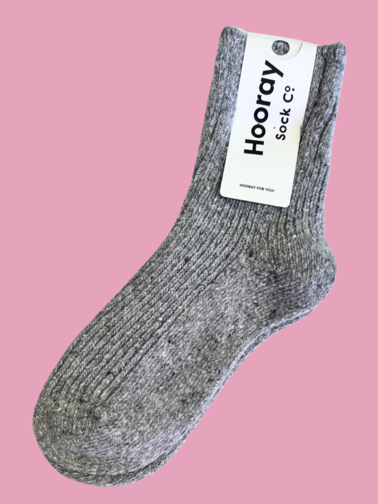 Hooray Cozel Sock - Light Grey