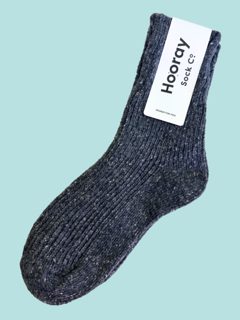 Hooray Cozel Sock - Dark Grey