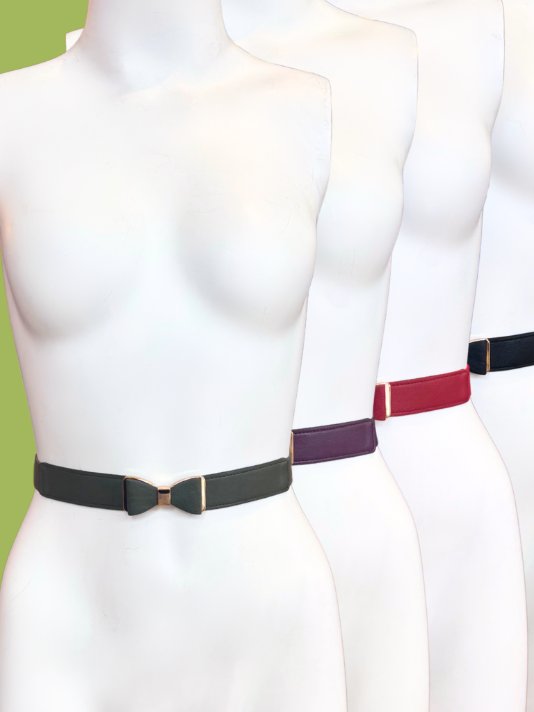 Tulip Tiny Bow Belt - multiple colors