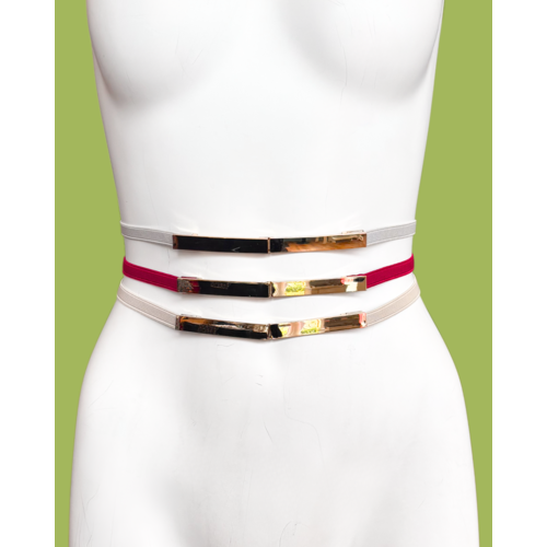 Elise M. Elastic Waist Belt- Multi Colors Elise M. Elastic Waist Belt- Multi Colors