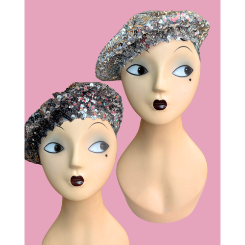 JS Accessories Sequin Beret - Multiple Colors JS Accessories Sequin Beret - Multiple Colors