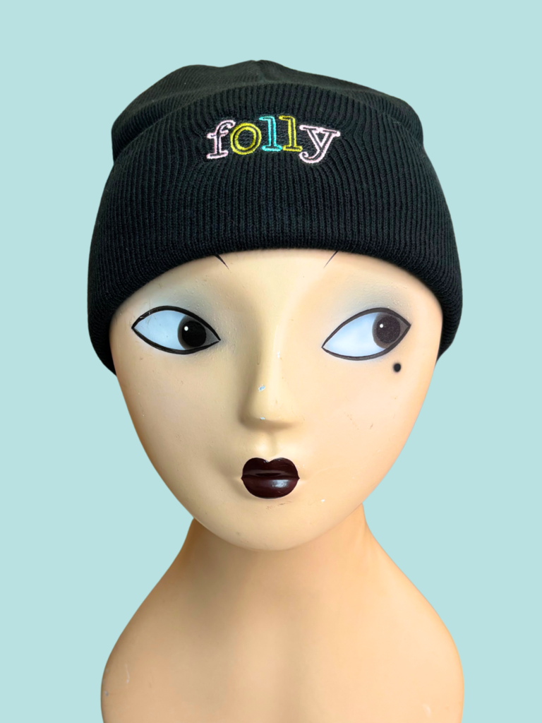 Sarah Bibb Folly Black Beanie