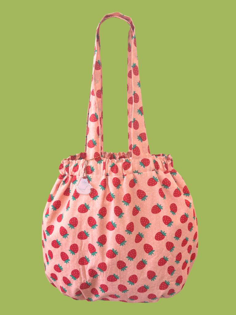 Busy Mushroom Slouchy Bag - Newbie Strawberry