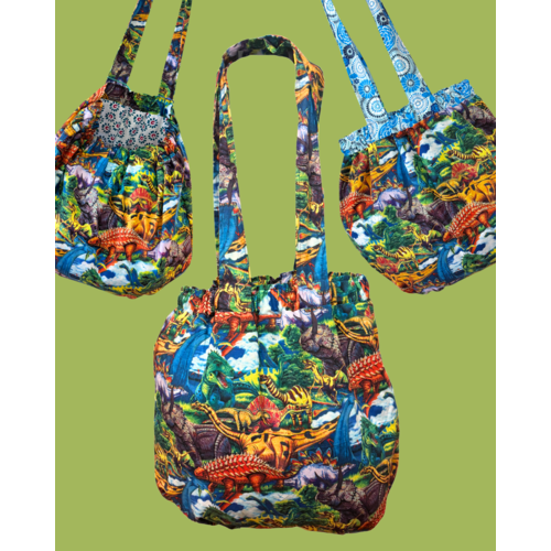 Busy Mushroom Slouchy Bag - Dino Busy Mushroom Slouchy Bag - Dino