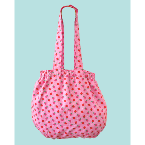 Busy Mushroom Slouchy Bag - Strawberries Busy Mushroom Slouchy Bag - Strawberries