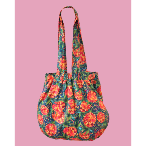 Busy Mushroom Slouchy Bag - Pineapples Busy Mushroom Slouchy Bag - Pineapples