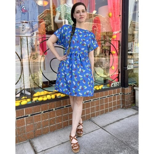Sarah Bibb Tate Dress -Blue Fireworks Sarah Bibb Tate Dress -Blue Fireworks
