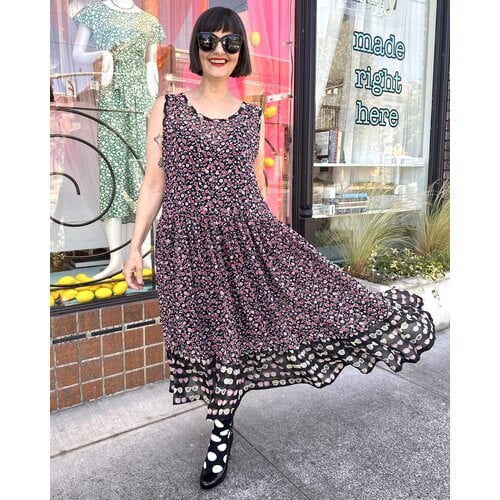 Sarah Bibb Gaylor Ruffle Dress - Getty/Sunglasses Sarah Bibb Gaylor Ruffle Dress - Getty/Sunglasses