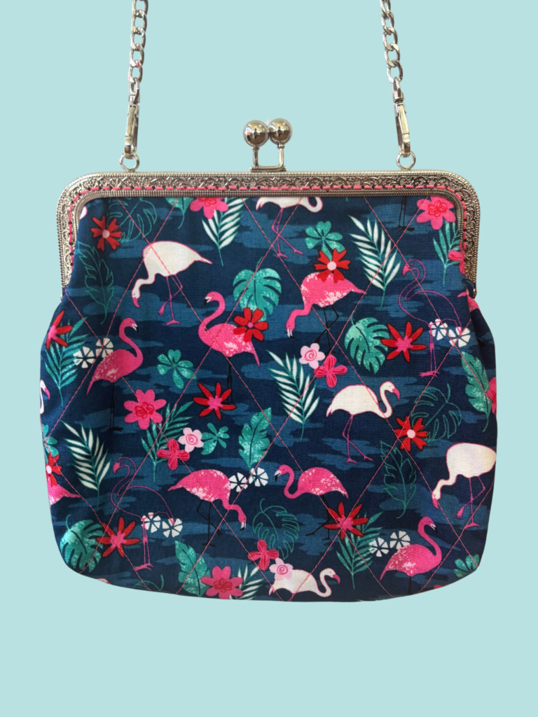 Busy Mushroom Sweetie Bag - Flamingo