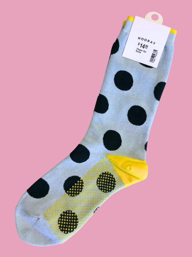 Hooray Clipper Dot Socks