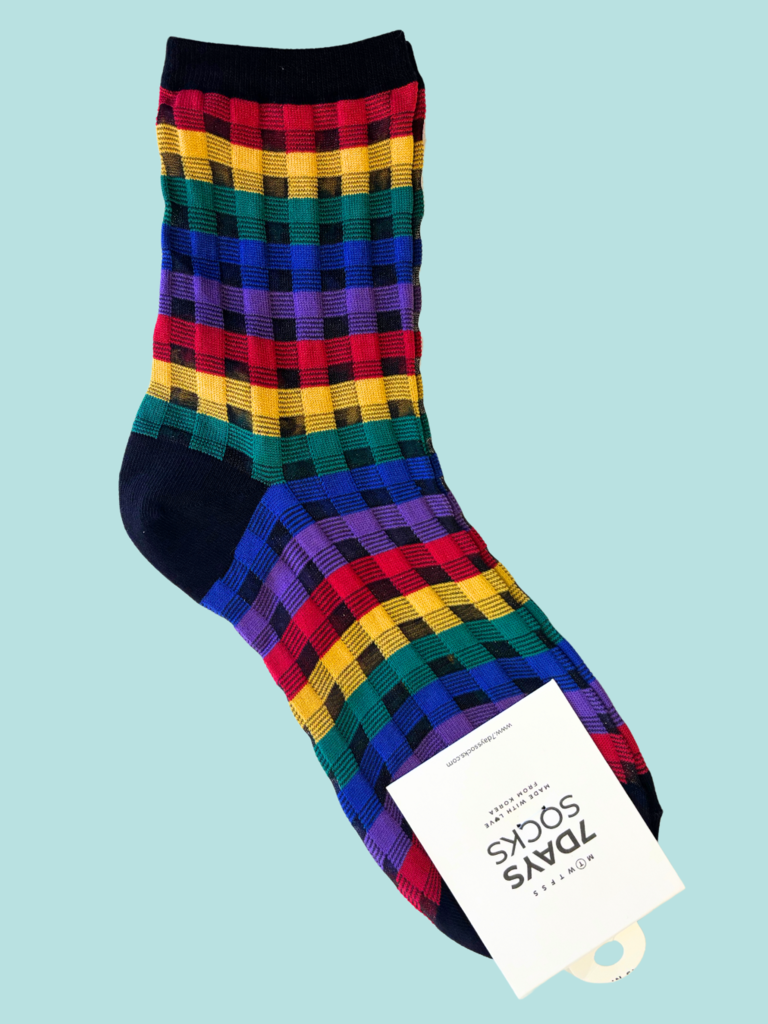 7 Days Rainbow Window Socks
