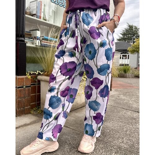 Sarah Bibb Donna Lounge/PJ Pants - Poppie Sarah Bibb Donna Lounge/PJ Pants - Poppie