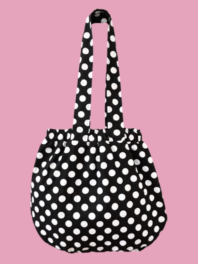 Busy Mushroom Slouchy Bag - Polka Cutie