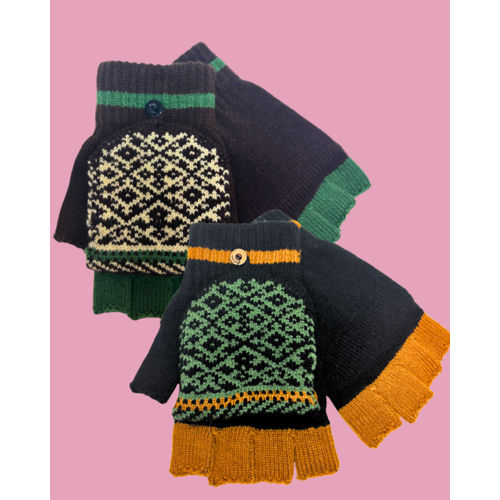 JS Accessories Fingerless Mittens JS Accessories Fingerless Mittens