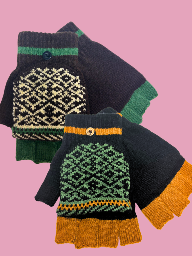 JS Accessories Fingerless Mittens