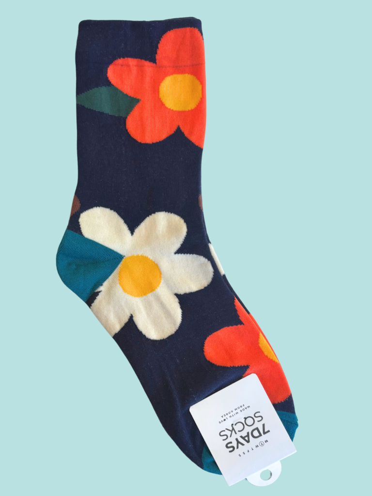 7 Days Biggie Flower Navy