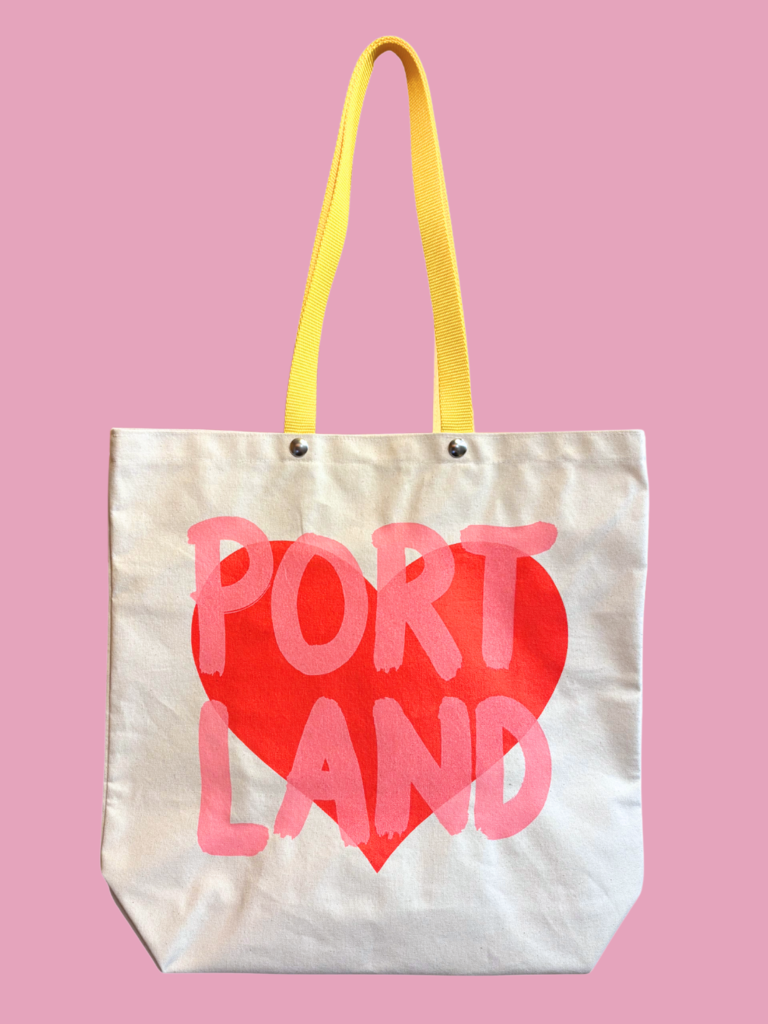 Rebecca Pearcy Tote Bag - Portland Love