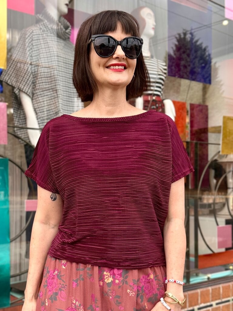 Sarah Bibb Rita Top - Wine Glama