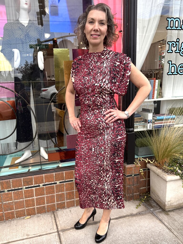 Astrid Linae Dress - Wine