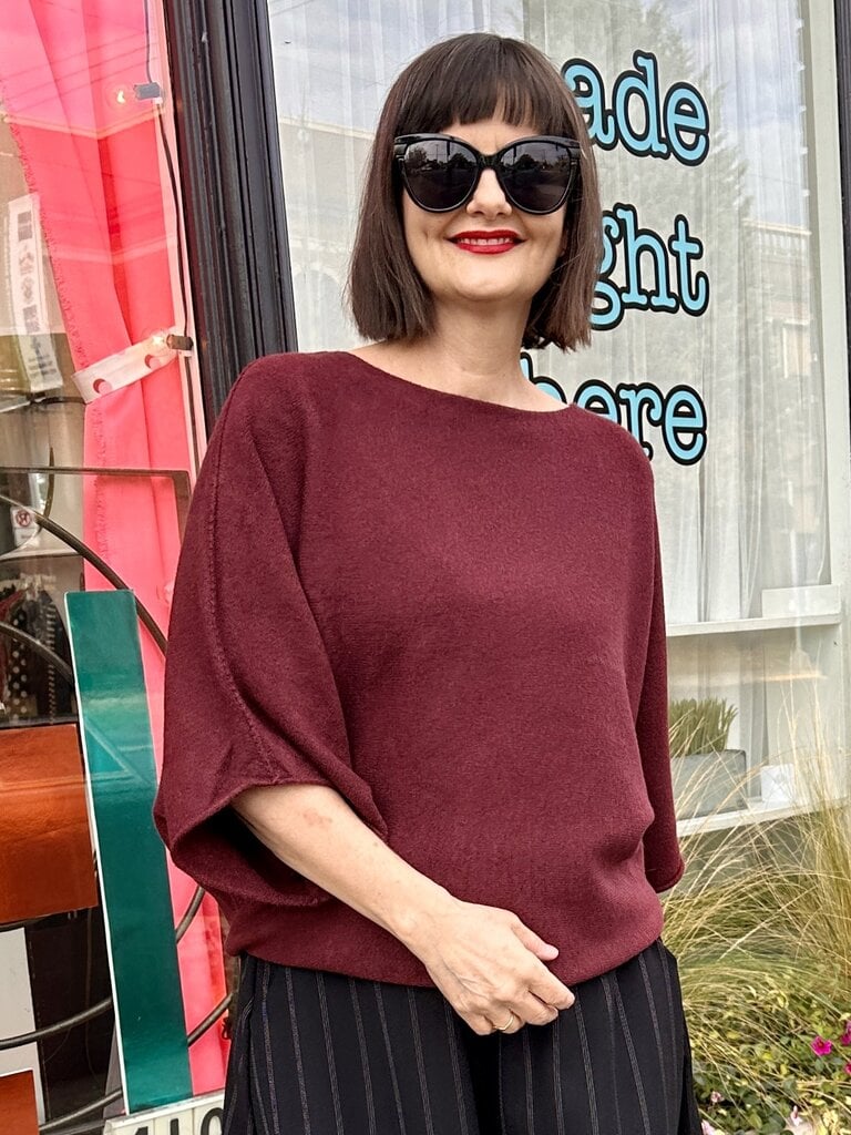 Milio Milano Cherina Sweater - Wine