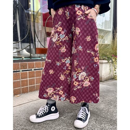 Sarah Bibb Trista Pants -  Wine Osaka