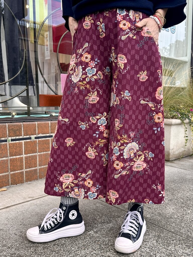 Sarah Bibb Trista Pants -  Wine Osaka