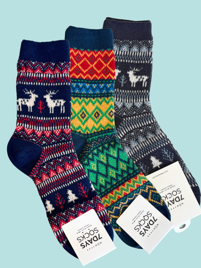 7 Days Winter Cuteness Socks