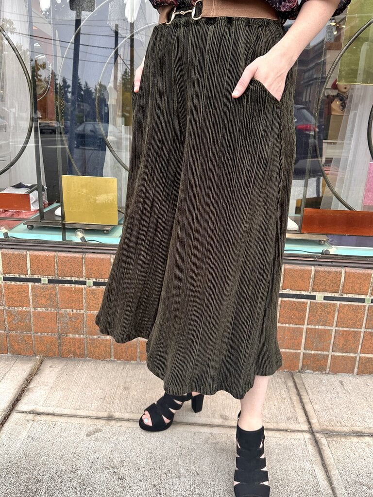 Sarah Bibb Trista Pants -  Olive Glama
