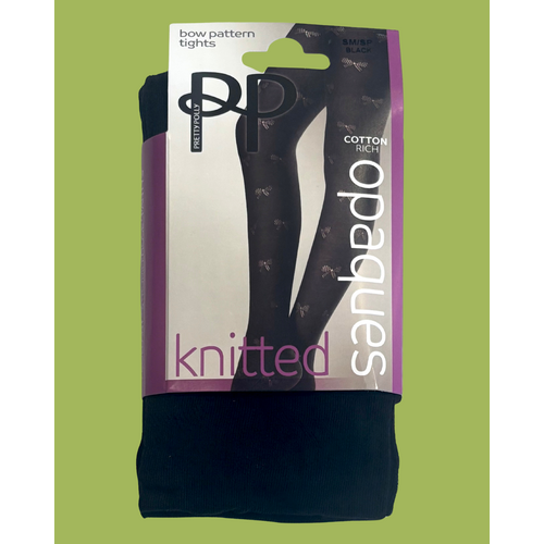 PP PP Bow Tights - Black PP PP Bow Tights - Black