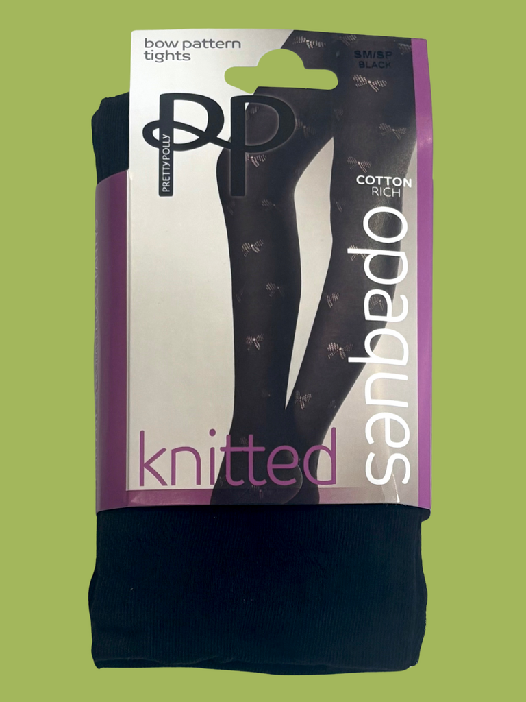 PP PP Bow Tights - Black PP PP Bow Tights - Black