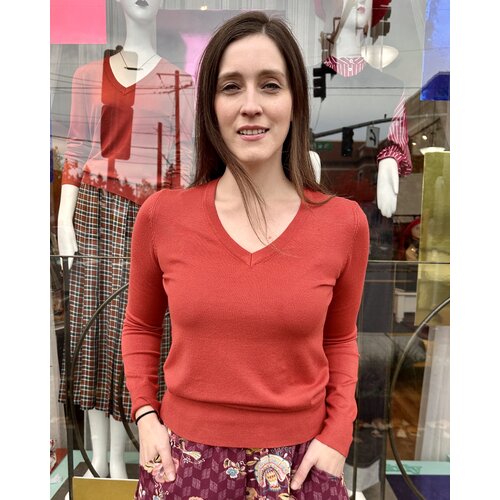 Becool Verata V Sweater - Sienna