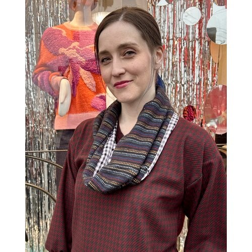 Sarah Bibb Single Loop Infinity Scarf -Cincinnati/Ernesto
