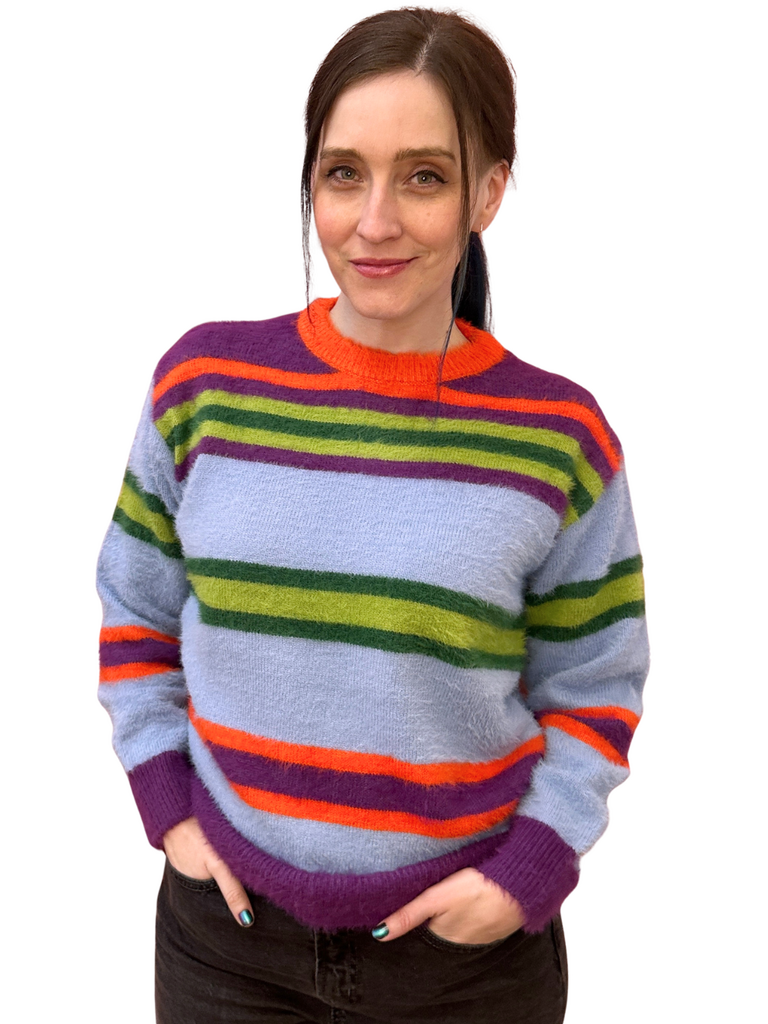 Frnch Marlan Sweater - Cha Cha Stripe