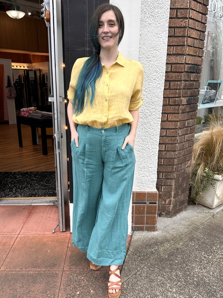 Milio Milano Paliz Pants - Teal