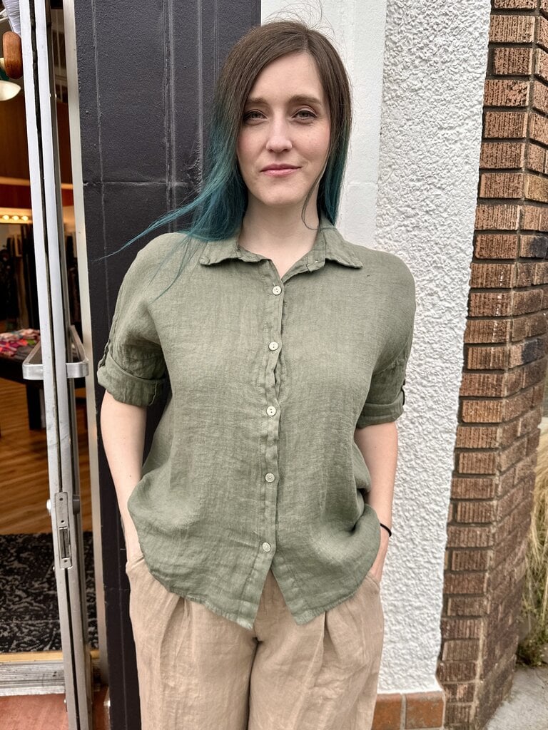 Milio Milano Bea Blouse  - Army