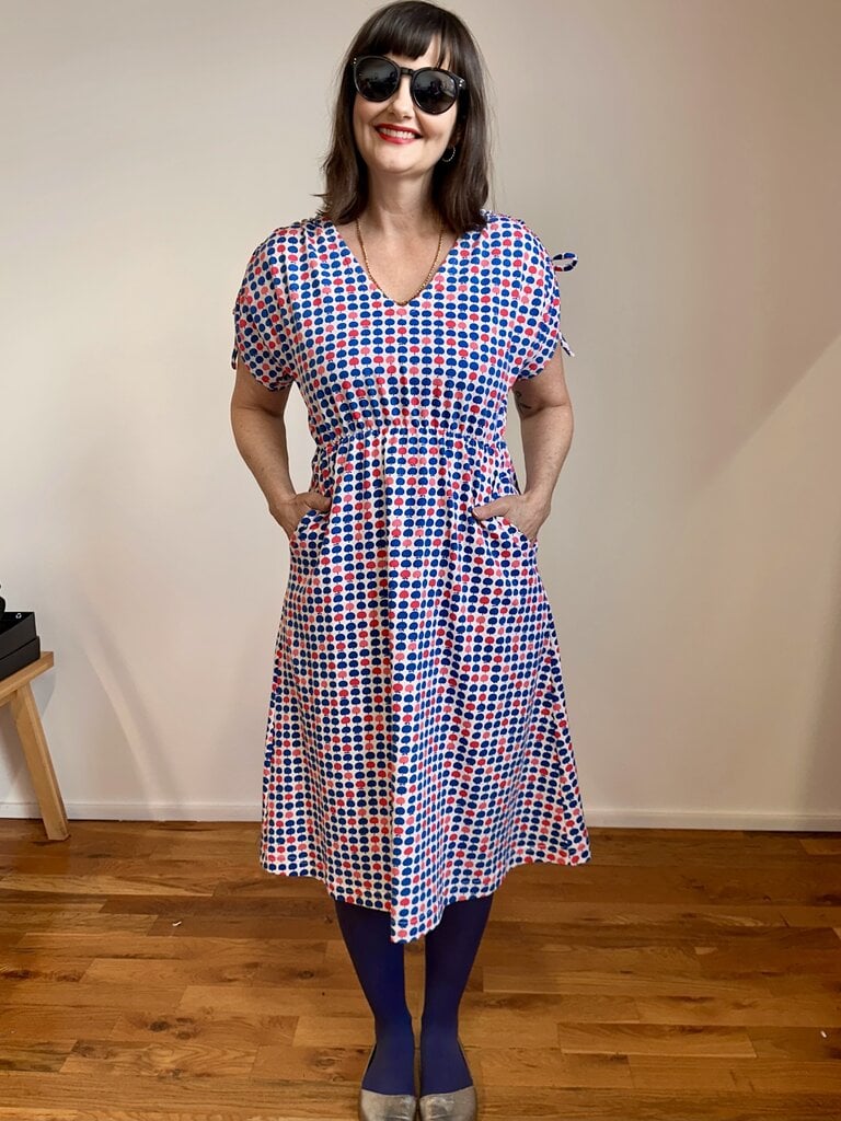 Sarah Bibb Calliope Dress - Apples