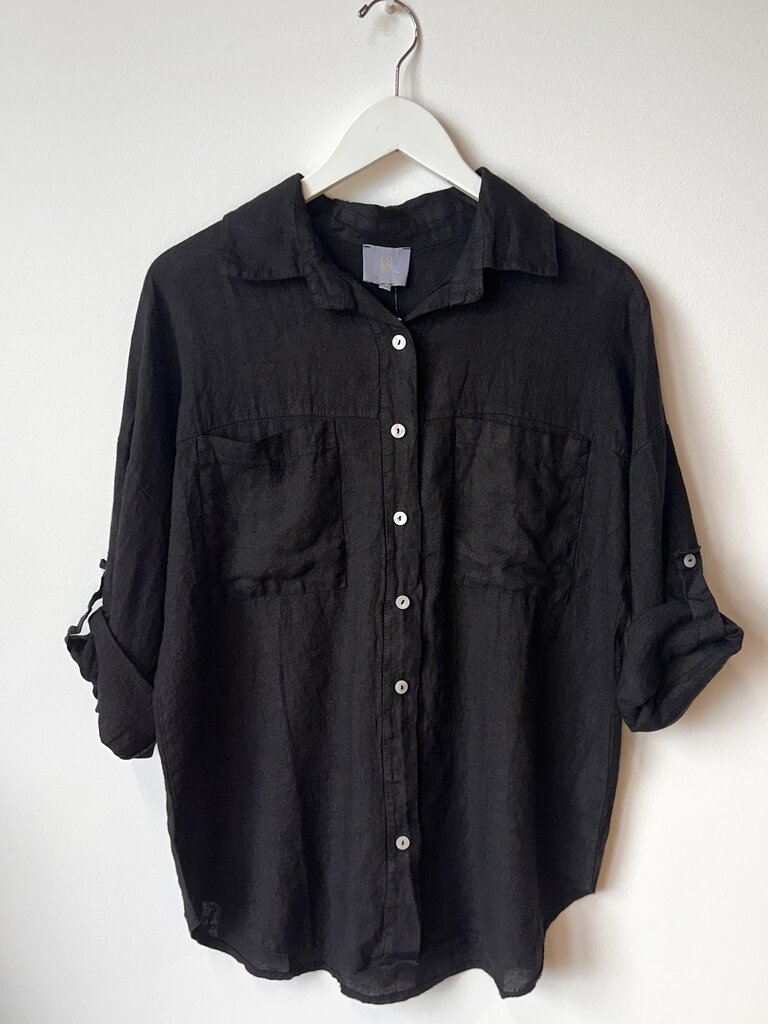 Milio Milano Folly Altana Blouse  - Black