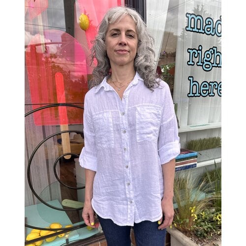 Milio Milano Folly Altana Blouse  - White