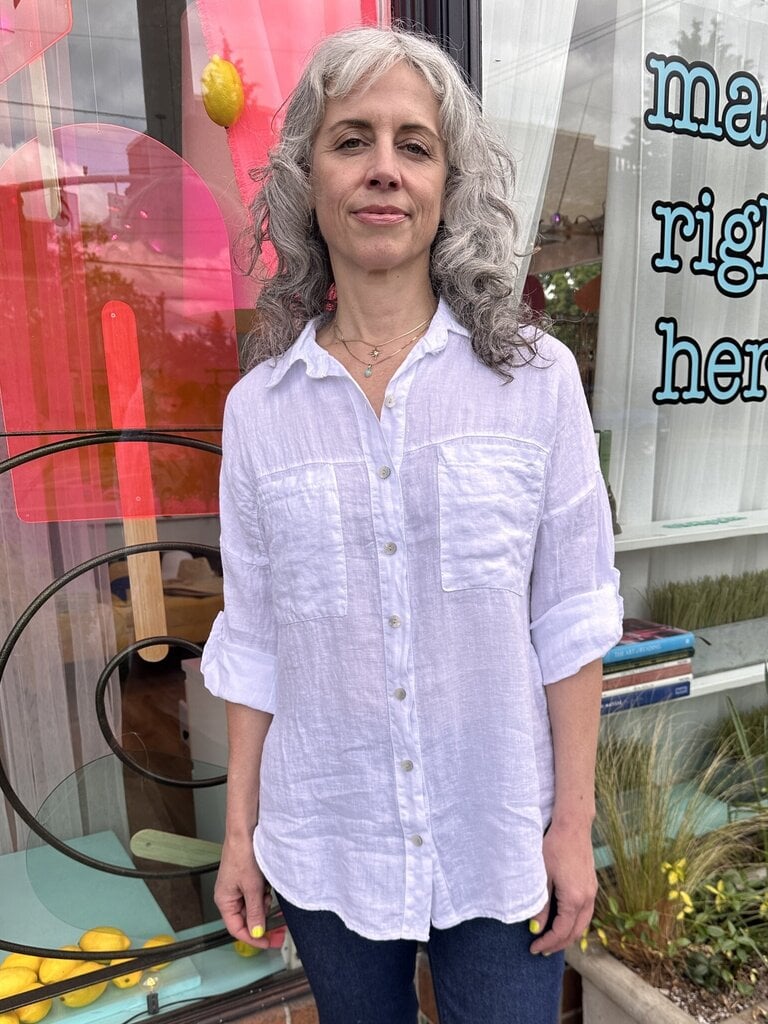 Milio Milano Folly Altana Blouse  - White