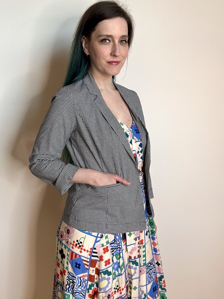 Sarah Bibb Patricia Blazer - BW Check